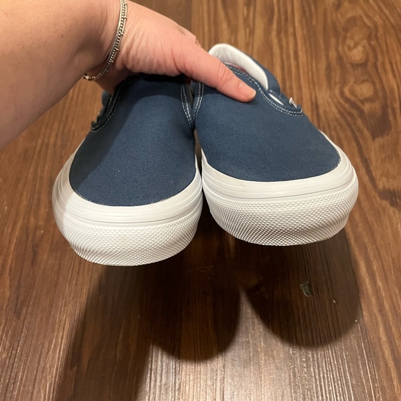 VANS Skate Slip-on Wraped Dark Denim Shoes Size 9 - Picture 6 of 8